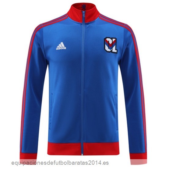 Nuevo Ropa Deportiva Con Cremallera Larga Lyon 23/24 Azul Rojo Baratas